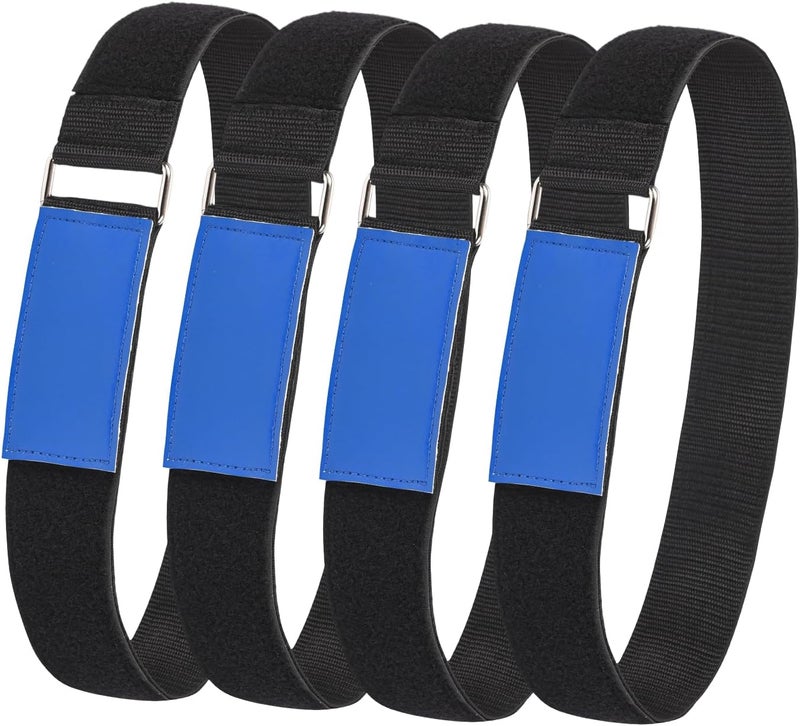 PIHIL Ladder Rack Tie Down Straps, Multipurpose Securing Straps, Reusable and Adjustable, with Nylon Hook and Loop, for Ladder, Car, Truck or Boat, 33'' x 2'', 4 Pack - Image 1